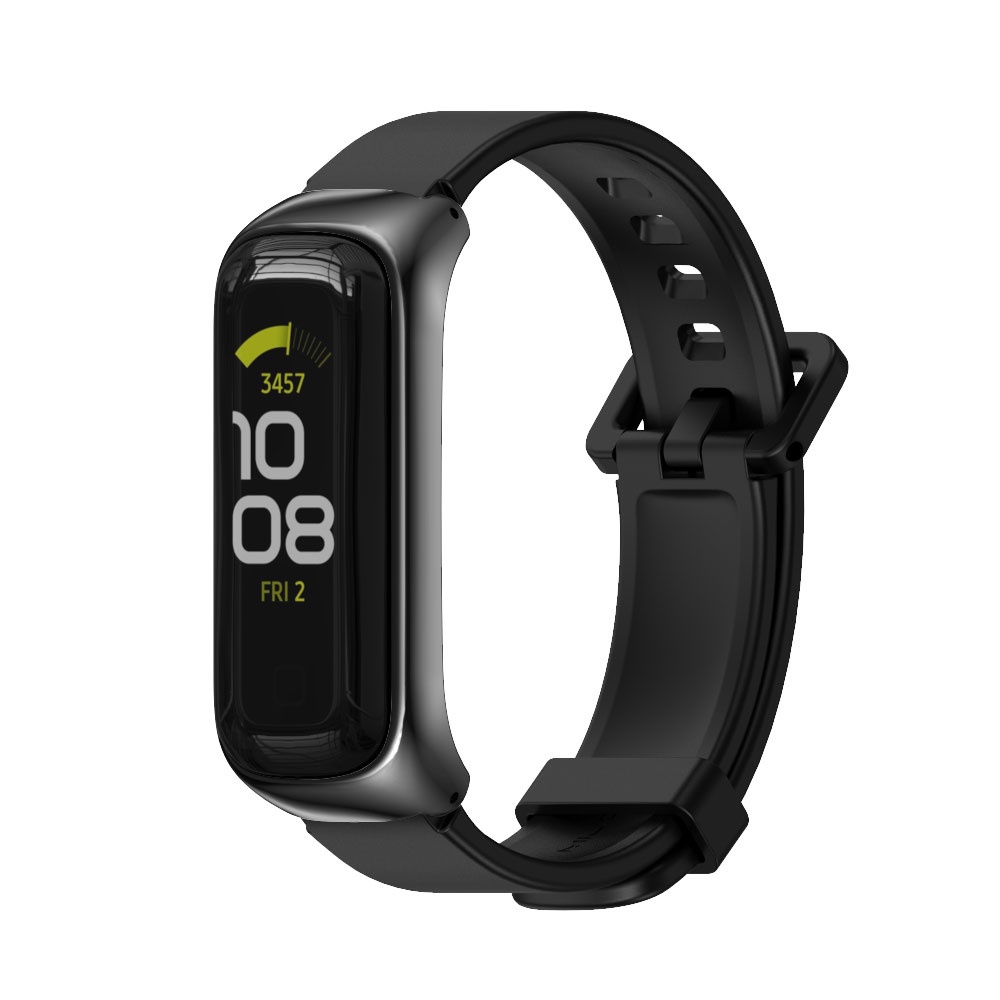 Dây Đeo Thay Thế Bằng Silicon Mềm Khung Kim Loại Cho samsung galaxy fit 2 fit2 sm r220