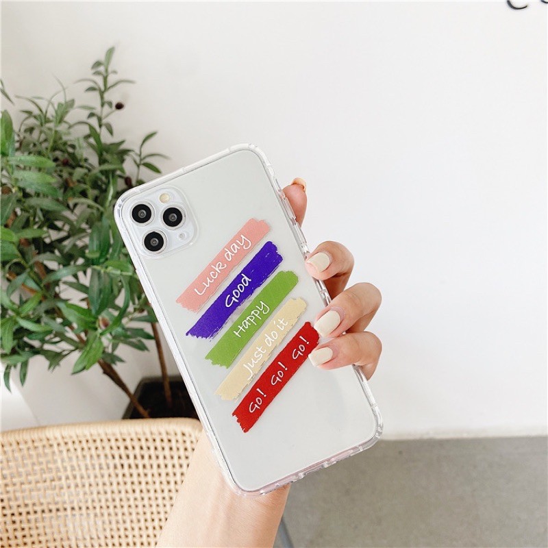 Ốp Lưng Case Iphone Dẻo  Luck Day Siêu Trong Không Ngả màu 7G/8G/7Plus/8Plus/X/Xs/Xsmax/Xr/11/11pro/11prm/12mini/12prm