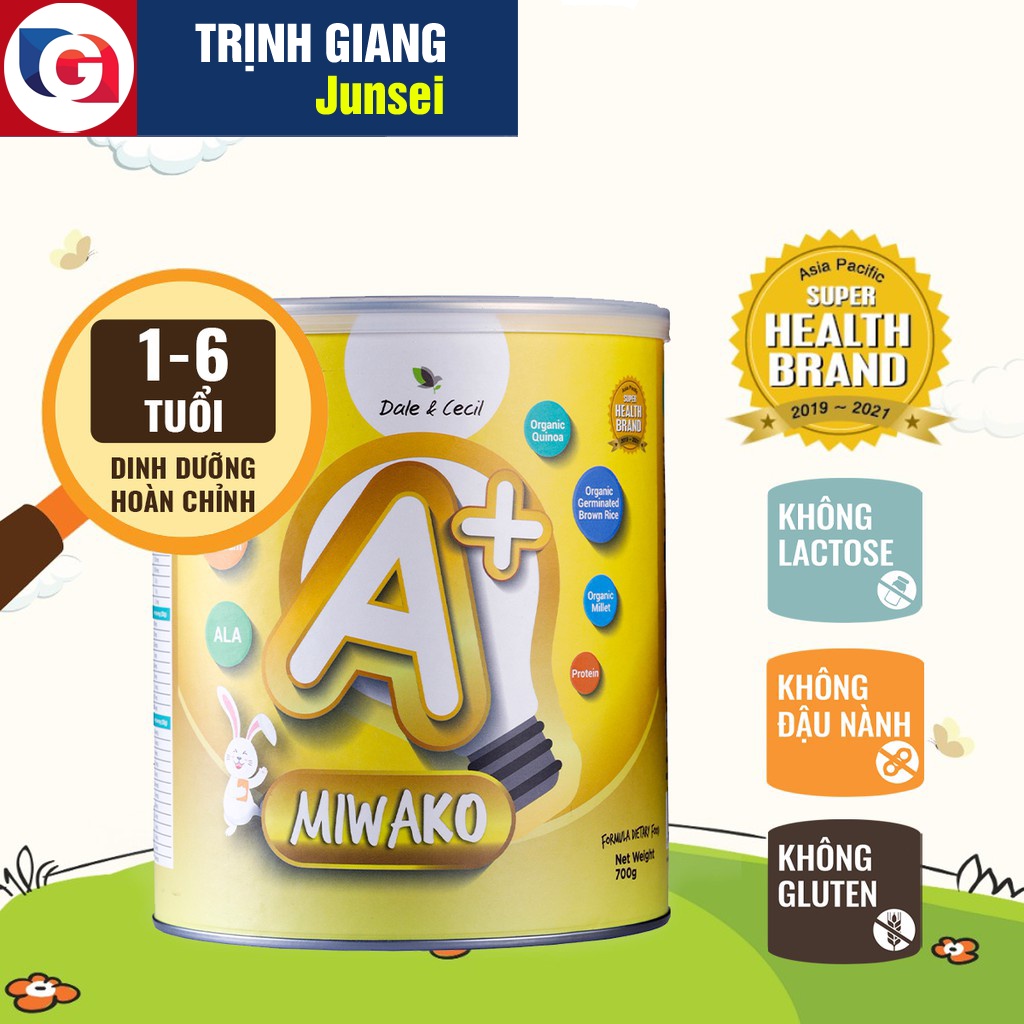  SỮA MIWAKO A + NEW - HỘP 700G - NHẬP KHẨU MALAYSIA