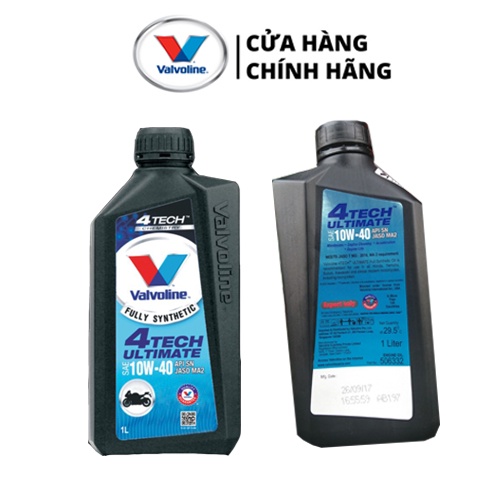 Nhớt Động Cơ Valvoline Cao Cấp 4Tech Ultra 10w40/MA2 - Xe Phân Khối Lớn