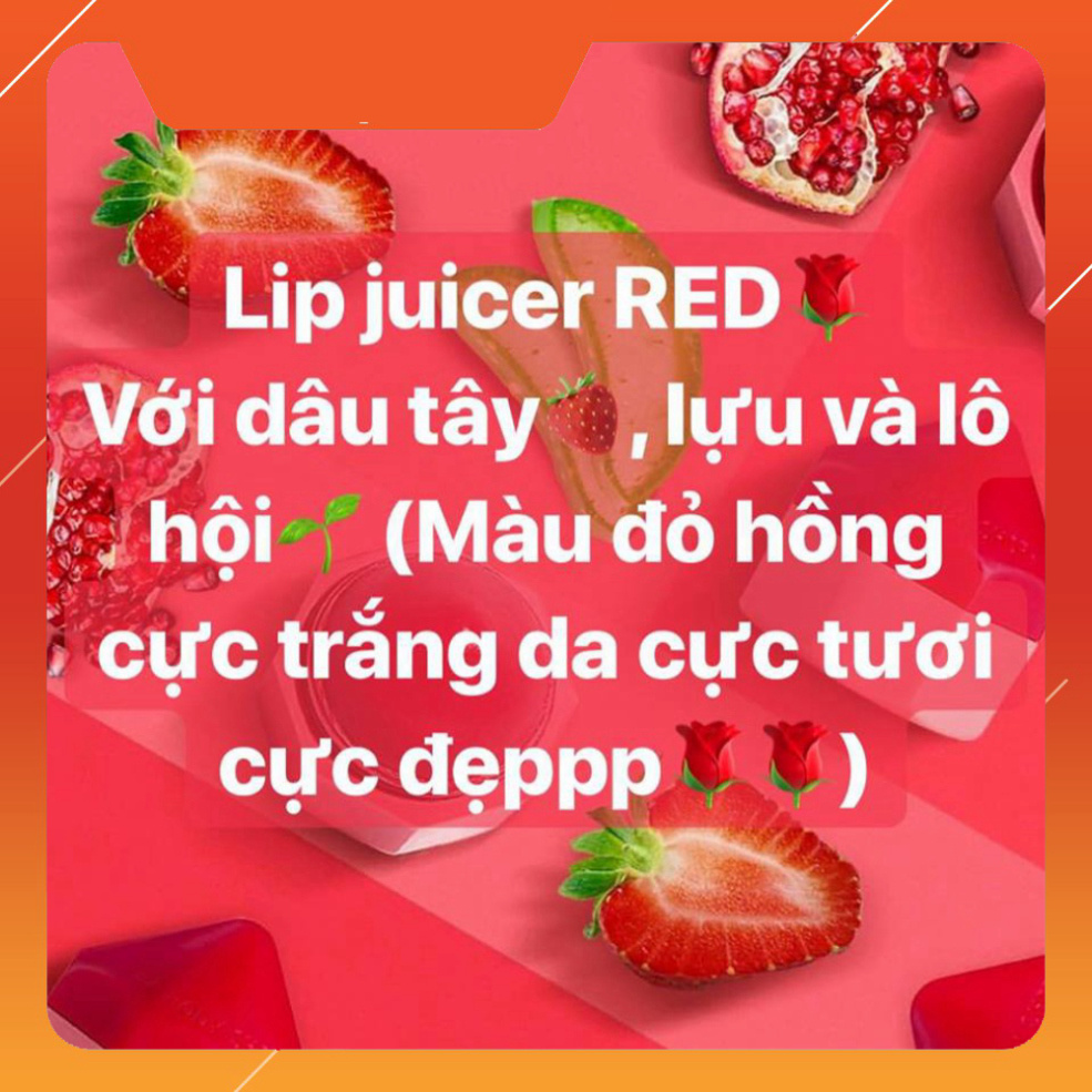 CHI ÂN HÈ Son dưỡng có màu The Body Shop Lip Juicer dưỡng môi căng hồng, ngừa thâm CHI ÂN HÈ