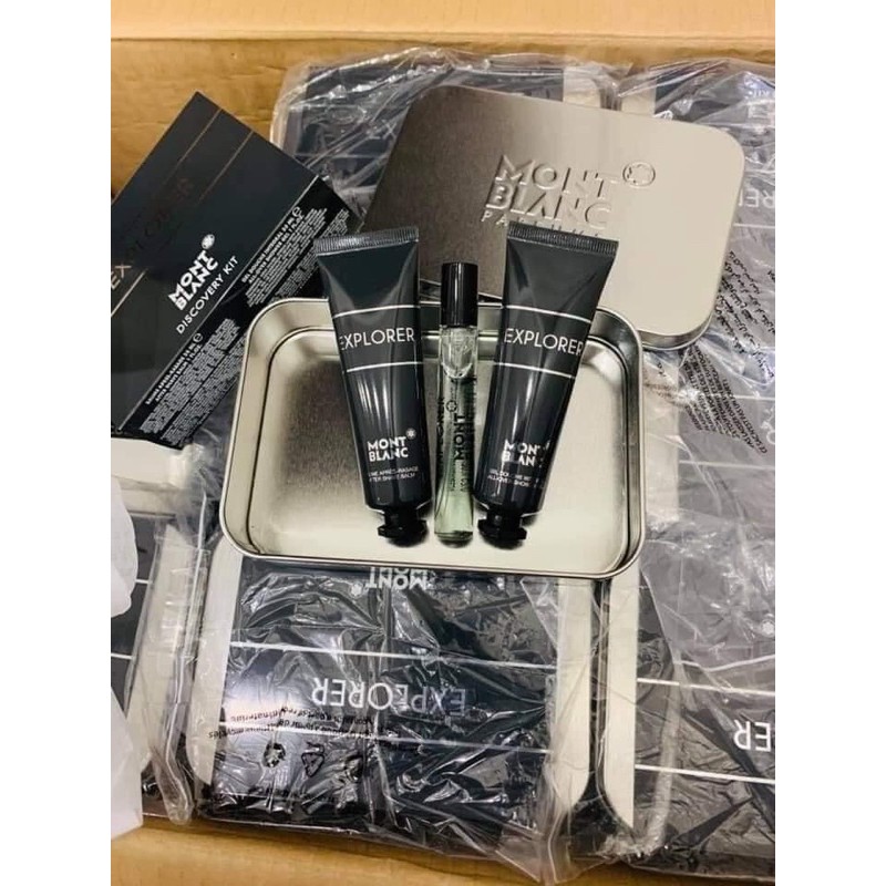 Set mini nước hoa nam Mont Blanc Explorer Discovery Kit