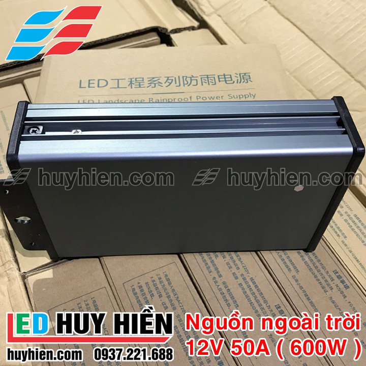 Nguồn Led 12V 50a ngoài trời vỏ nhôm _ Nguồn Led 12V 600W (50A) ngoài trời | BigBuy360 - bigbuy360.vn