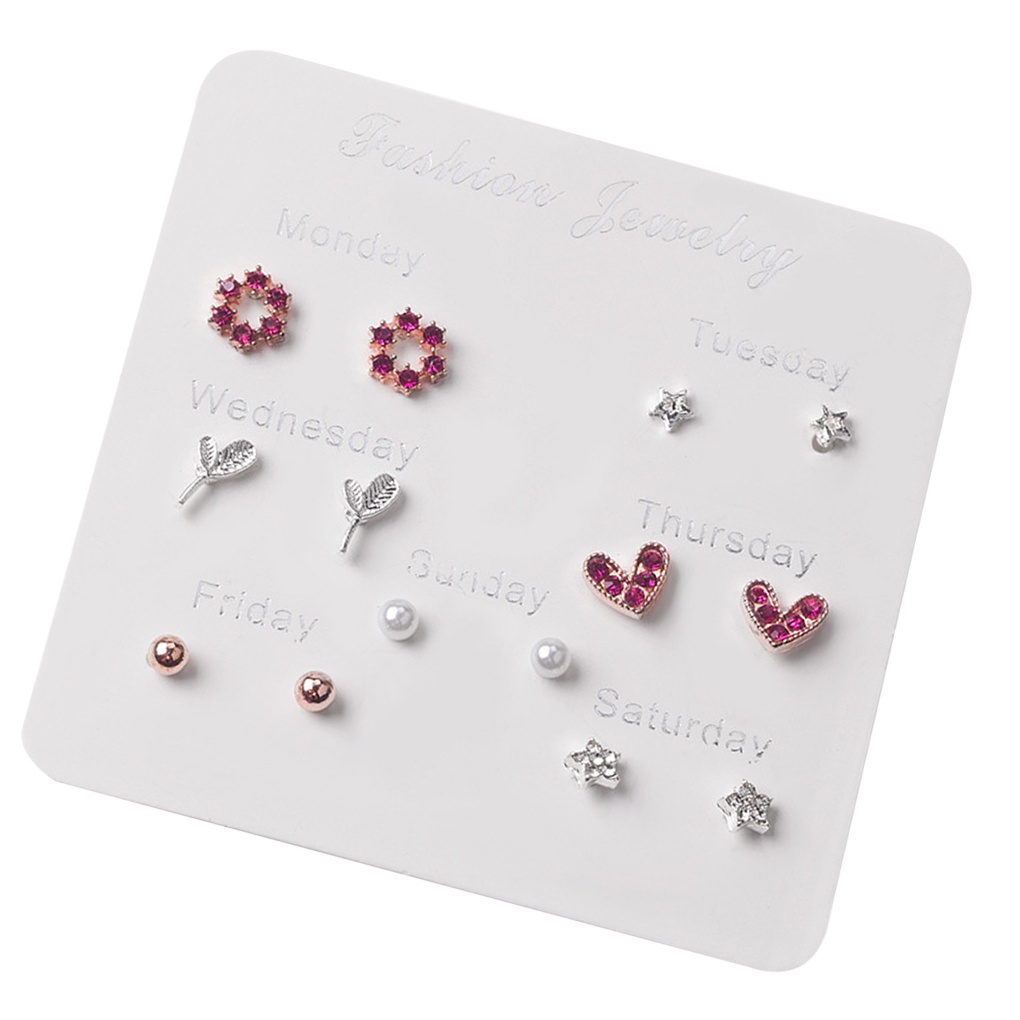 Bông Tai Nữ tinh tế hình ngôi sao trái tim thời trang Loại A Broxah. vn