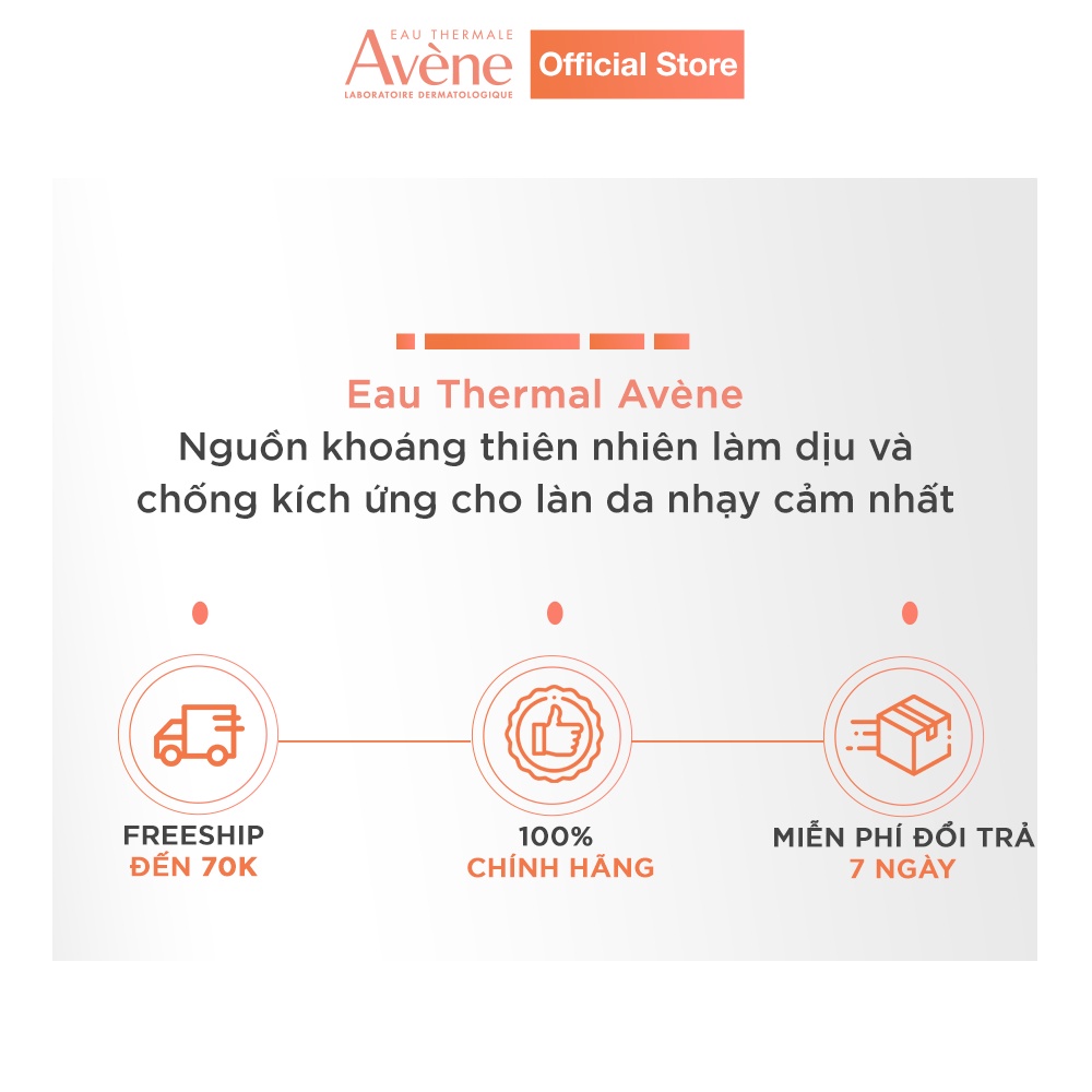 Nước xịt khoáng cấp ẩm và làm dịu da AVÈNE THERMAL SPRING WATER