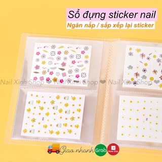 Sổ đựng sticker nail - album sticker
