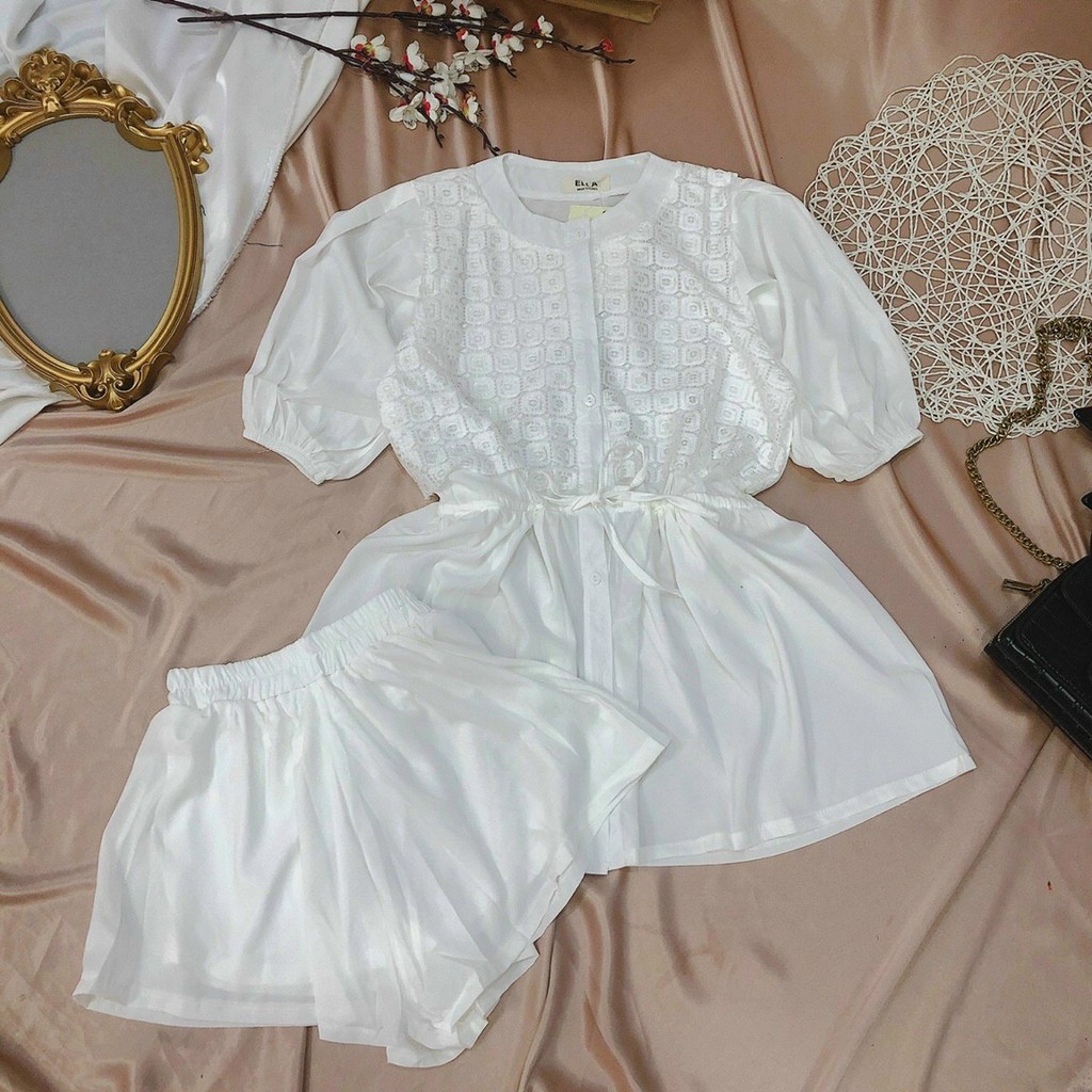 Set đồ nữ trẻ trung, set đồ cá tính, hàng đẹp, may kỹ, kiểu dáng thời trang, phom dưới 54kg- tùy chiều cao | BigBuy360 - bigbuy360.vn