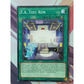 Thẻ bài yugioh: f.a. test run mp18-en228