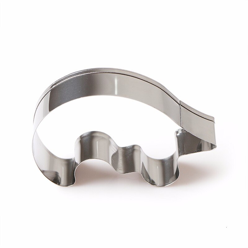 Khuôn cắt bánh quy hình trái tim 3D bằng thép không gỉ cao cấp tiện dụng