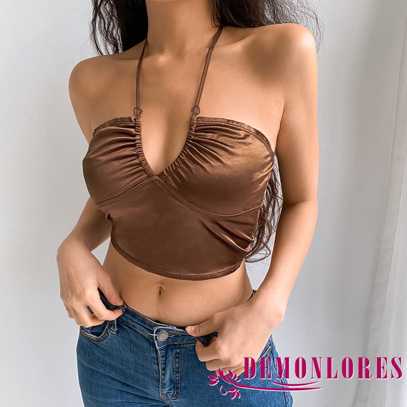 Áo nữ không tay cổ chữ v thời trang quyến rũ