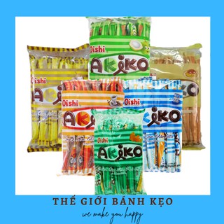 [Có bán thùng] Bánh snack que AKIKO đủ mùi đủ vị 160gr (20 que)