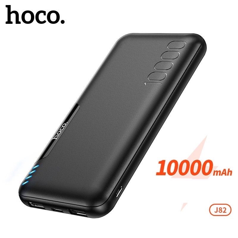 ☘️Pin Sạc Dự Phòng HOCO - J82 - 10.000mah - Sạc Nhanh Có Đèn Led Hiển Thị Dung Lượng Pin - Hàng Chính Hãng Lỗi 1 đổi 1