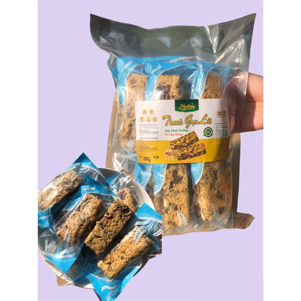 Thanh gạo lứt mix hạt dinh dưỡng, không đường , phù hợp ăn kiêng