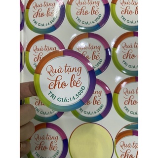 Decal dán sp in theo yêu cầu