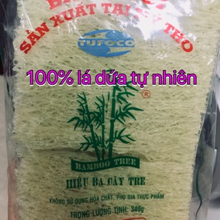 Bánh hỏi Mỹ Tho lá dứa, lá cẩm tự nhiên