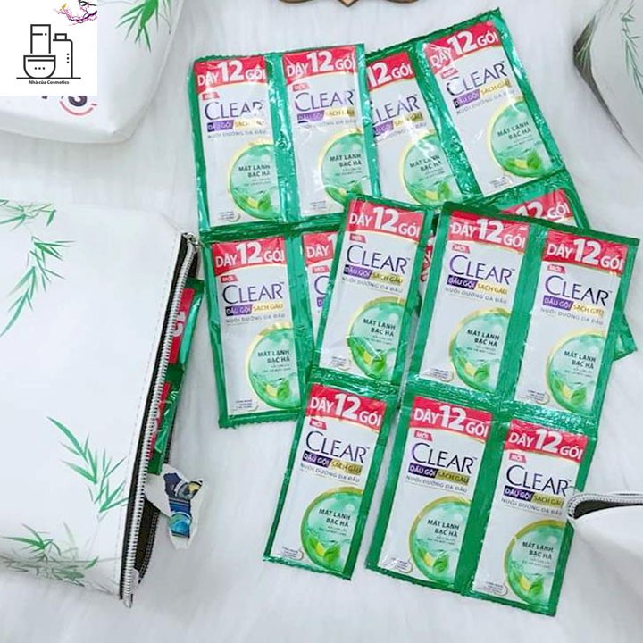 TẶNG KÈM TÚI SIMILI - Túi 50 gói dầu gội CLEAR - ĐƯỢC CHỌN LOẠI