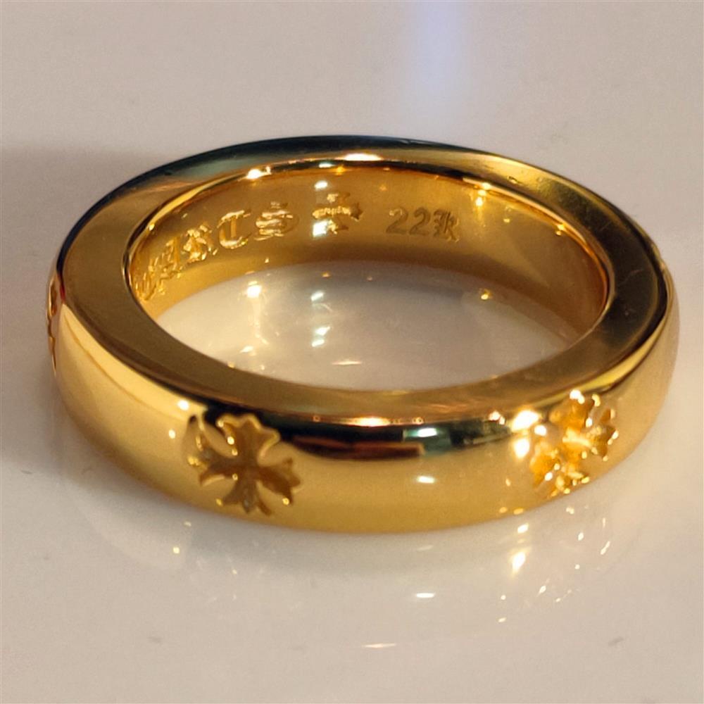 Nhẫn Mạ Vàng 22K Hình Thánh Giá Sang Trọng