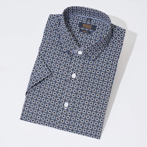 Áo sơ mi Nam ngắn tay Slim Fit DGCs - SASNCB41M-S