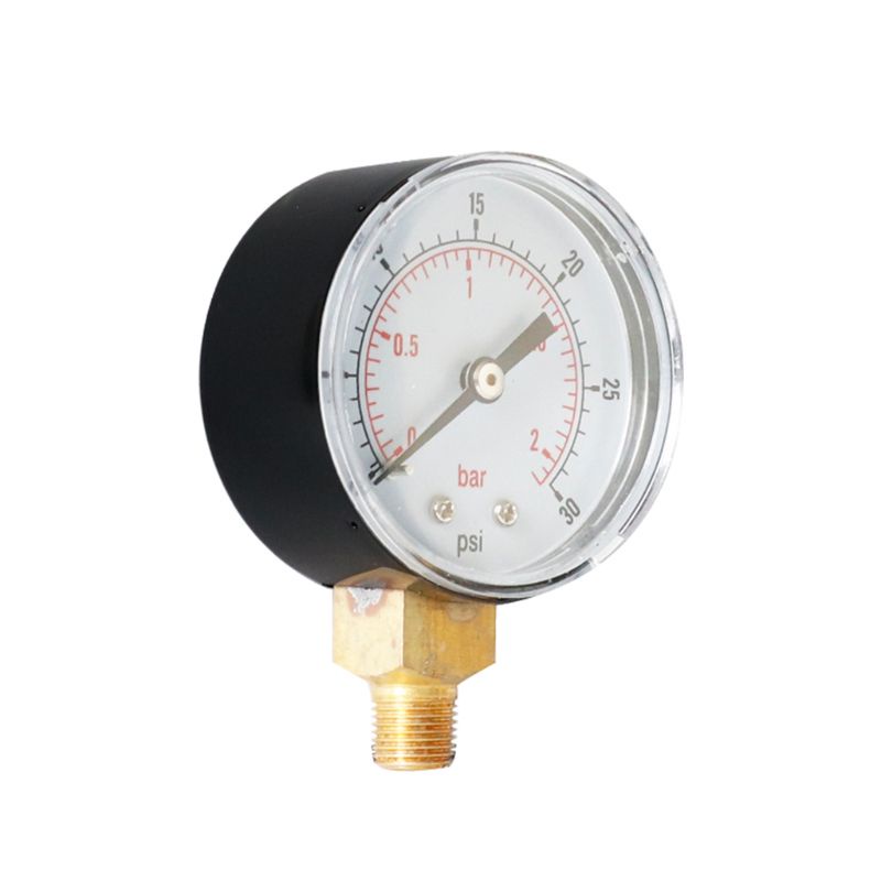 Đồng Hồ Đo Áp Suất Y50 52mm 1 / 4 BSPT 15,30,60,100,150,300PSI