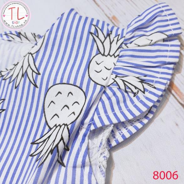 Váy trẻ em hình quả thơm xinh xắn - Đầm bé gái hình quả thơm - Thời trang trẻ em