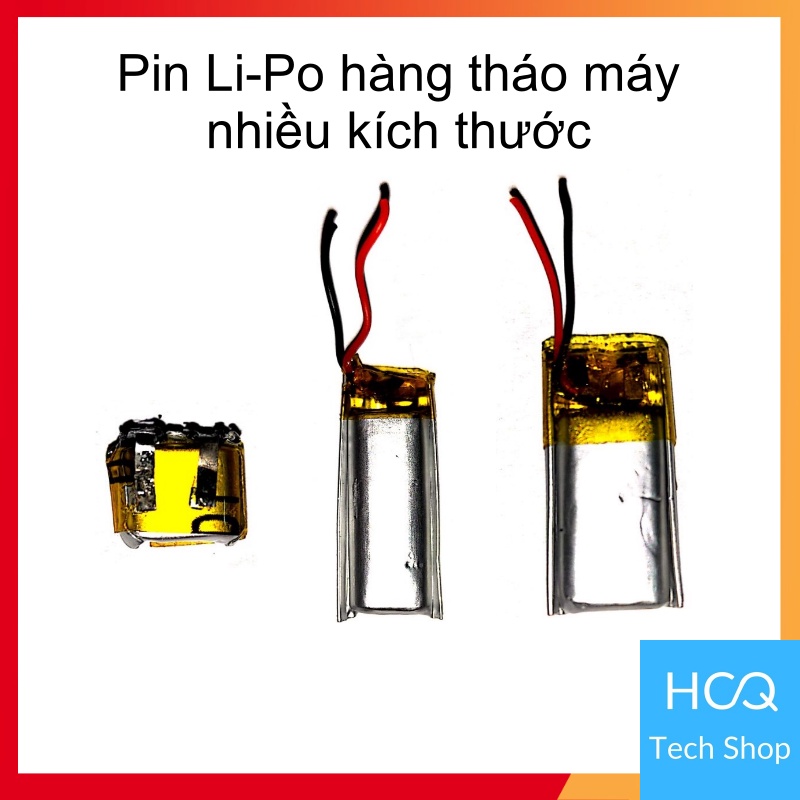 [Mua để nhận quà] Pin Li-Po hàng tháo máy nhiều kích thước