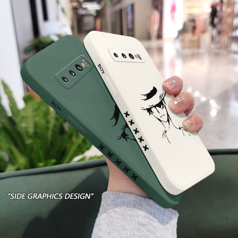 Ốp Điện Thoại Dẻo Họa Tiết Mũ Rơm Độc Đáo Thời Trang Cho Samsung Galaxy S10 S10E Plus S9 Plus