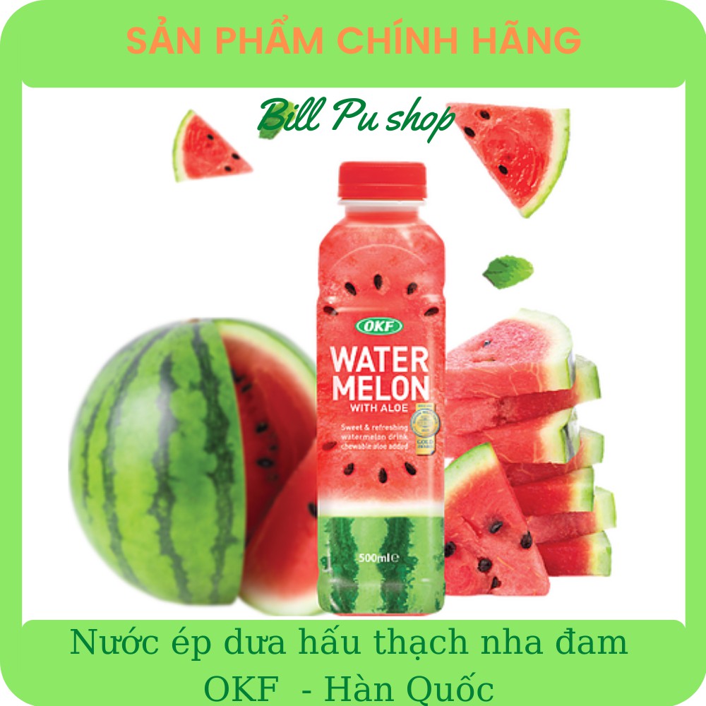 Nước ép dưa hấu nha đam OKF 500ml Hàn Quốc