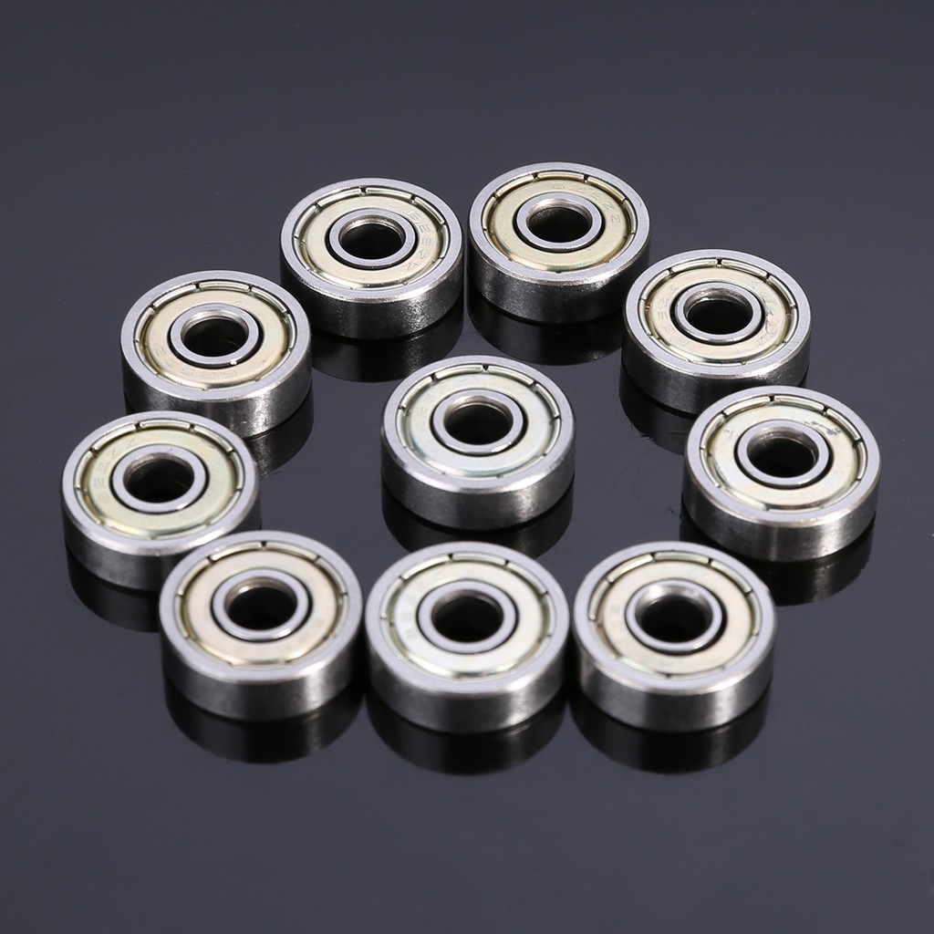 10 Ổ Trục Có Lá Chắn Bảo Vệ 5 * 16 * 5mm 625ZZ Bằng Carbon