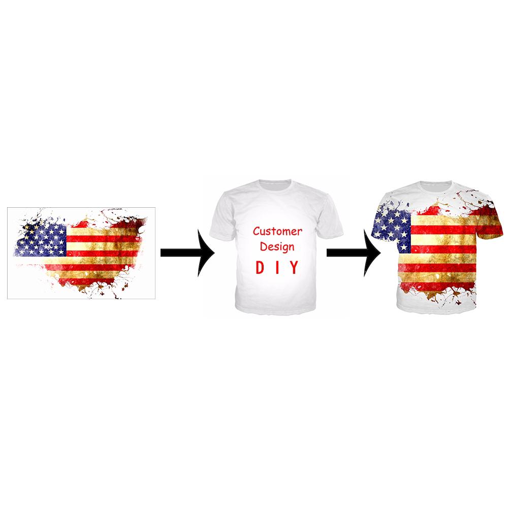 CLOOCL DIY Custom 3D Printed Personalized Design T-Shirts