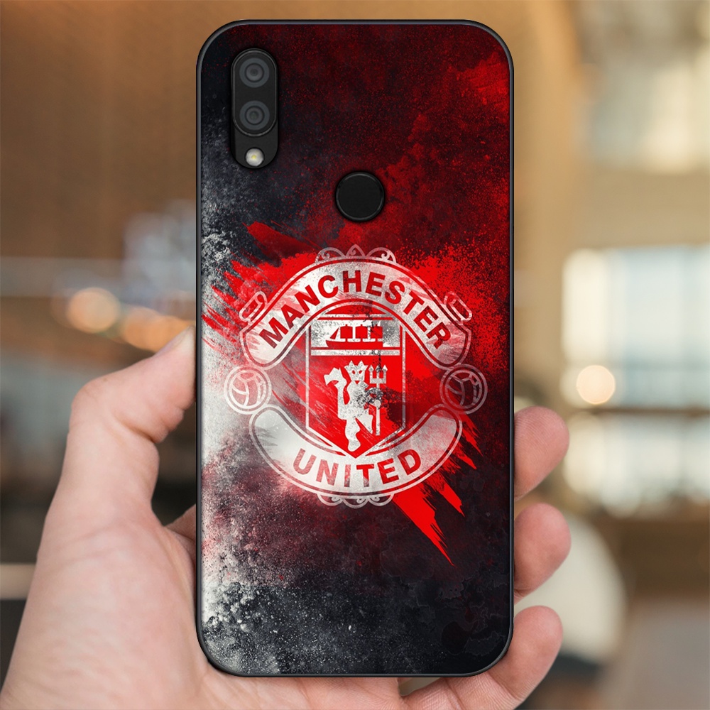 Ốp lưng Xiaomi Redmi 7 viền đen in hình MU Manchester United