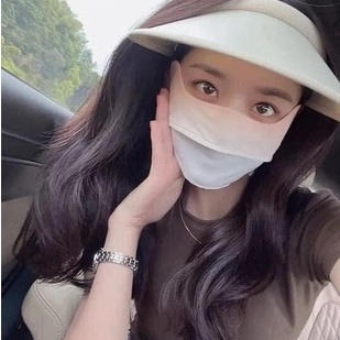 Khẩu trang chống tia UV, khẩu trang chống nắng cao lên tận gò má, dây đeo thông minh,có lỗ thở,nam nữ đều thích hợp