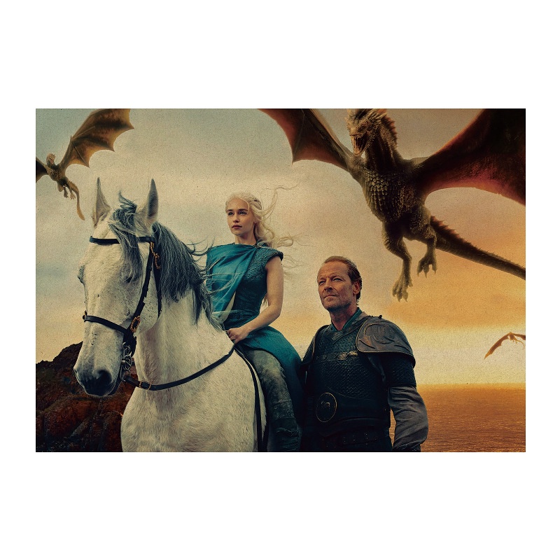 Tranh Treo Tường Trang Trí In Hình Game of Power-01/Bar Phong Cách Retro H1394