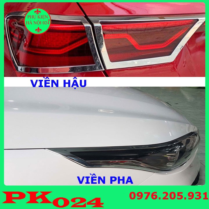 [Cerato, K3, Forte 2019] Ốp Viền Đèn Pha, Hậu Mạ Crom Cho Xe - Kia Cerato, K3, Forte 2019