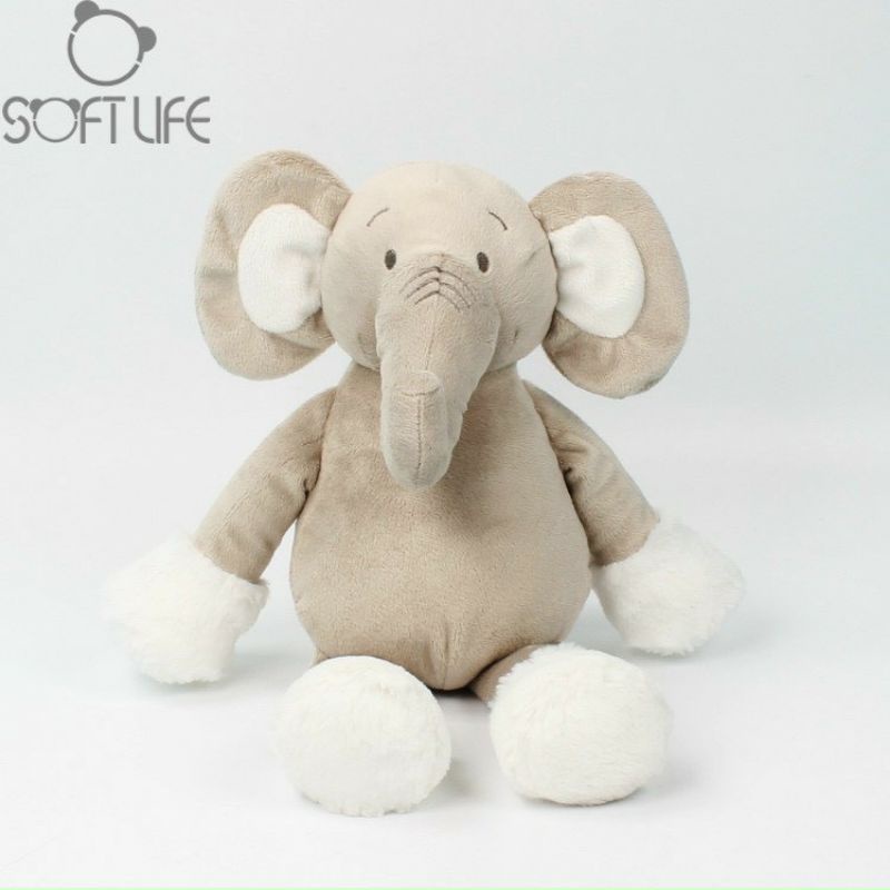 Thú bông SofLife hình voi, cừu, thỏ cực xinh 38cm cho bé