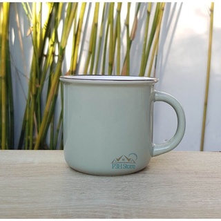 Ly sứ Lock&lock Chocolate Ring 370ml uống cafe trà TLL500