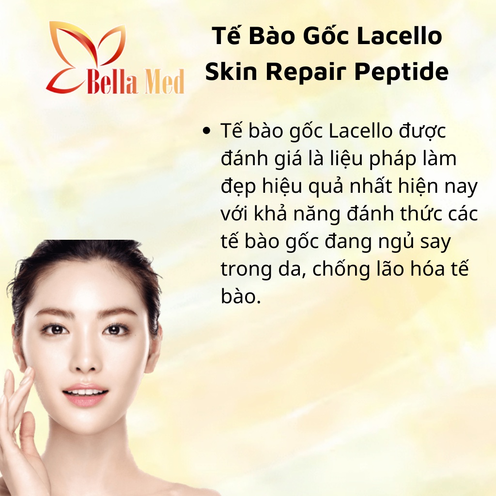 Tế Bào Gốc Lacello Skin Repair Peptide cải thiện nếp nhăn mạnh mẽ, làm chậm lão hóa Hàn Quốc 12 x 5 ml