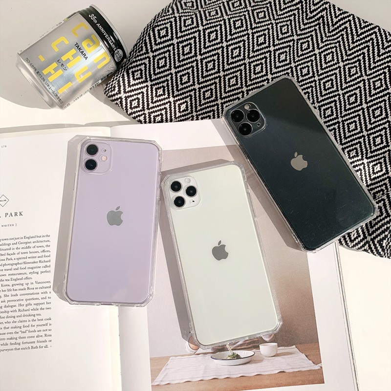 Ốp điện thoại trong suốt thời trang thích hợp cho Iphone11 Pro X Xr Xs Max 8 7 Plus Se2020