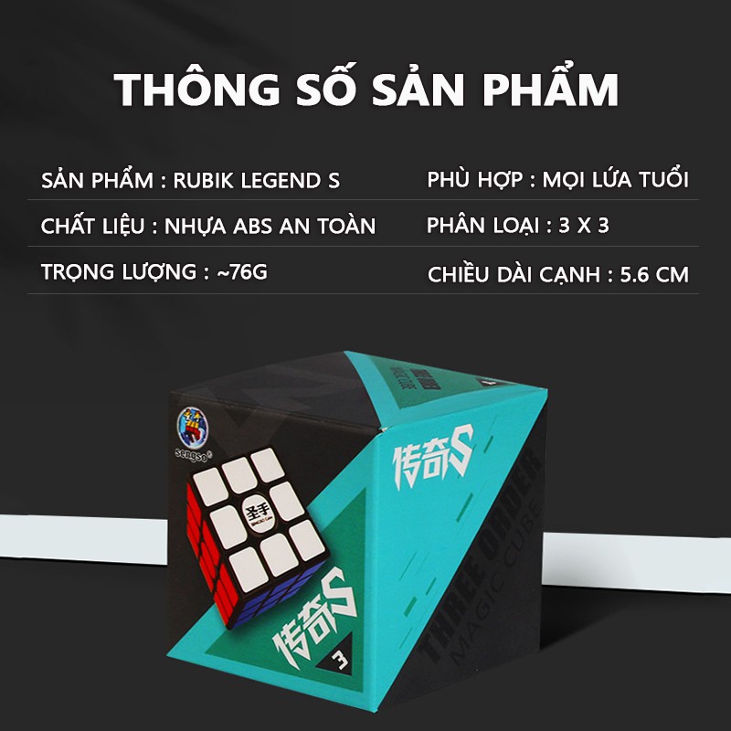 Rubik 3x3, Đồ Chơi Rubik khối lập phương Cube ba tầng - KidsOver