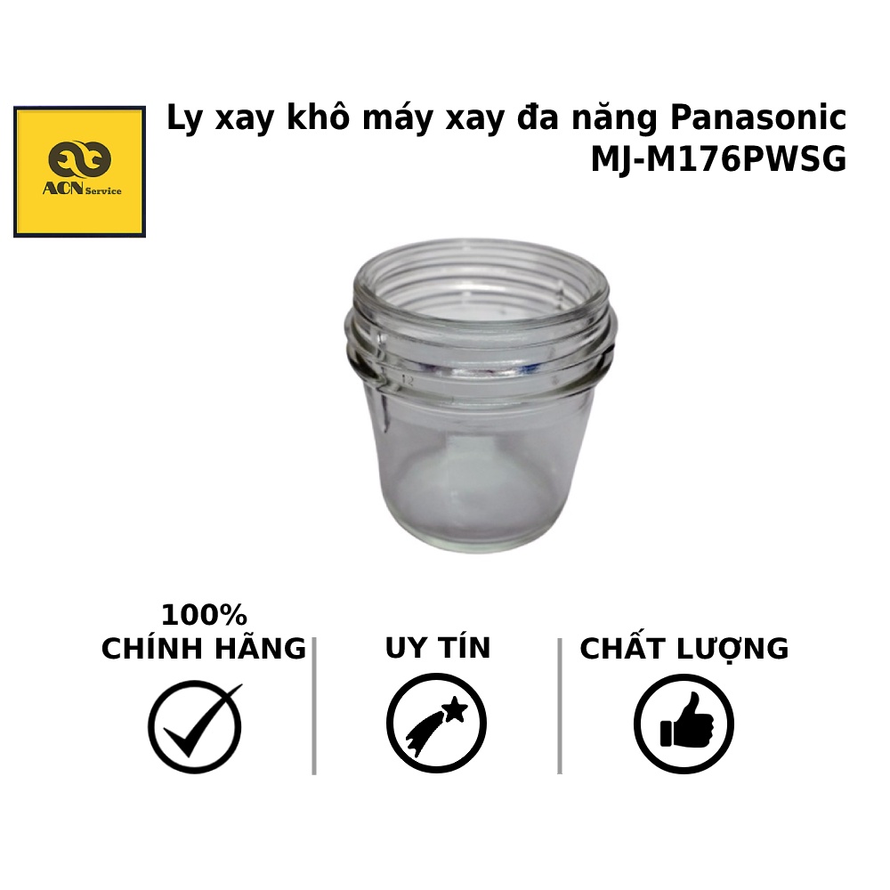 [Mã ELHA22 giảm 5% đơn 300K] Phụ kiện Ly xay khô máy xay đa năng Panasonic - MJ-M176PWSG