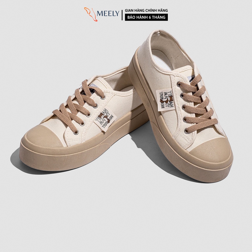 MEELY - Giày Thể Thao Nữ Bata Sneaker Kiểu Dáng Hàn Quốc Cá Tính Gấu AK189
