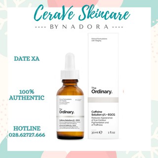 Tinh Chất Làm Sáng Da Vùng Mắt The Ordinary Caffeine Solution 5% + EGCG (30ml)