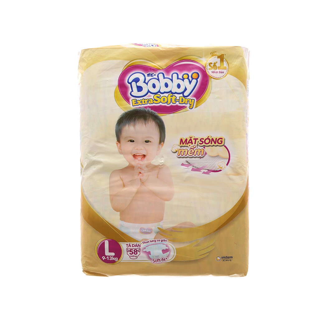 Bỉm Quần/Dán Bobby extra (M34-S70-M64-L56-XL50-XXL46)