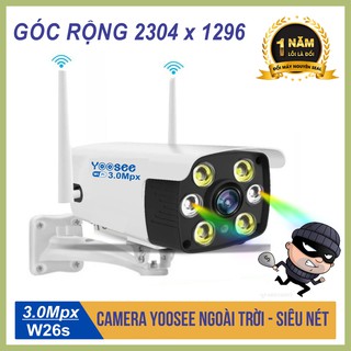 Camera IP YooSee lắp ngoài trời - Ultra HD Siêu nét 3.0Mpx