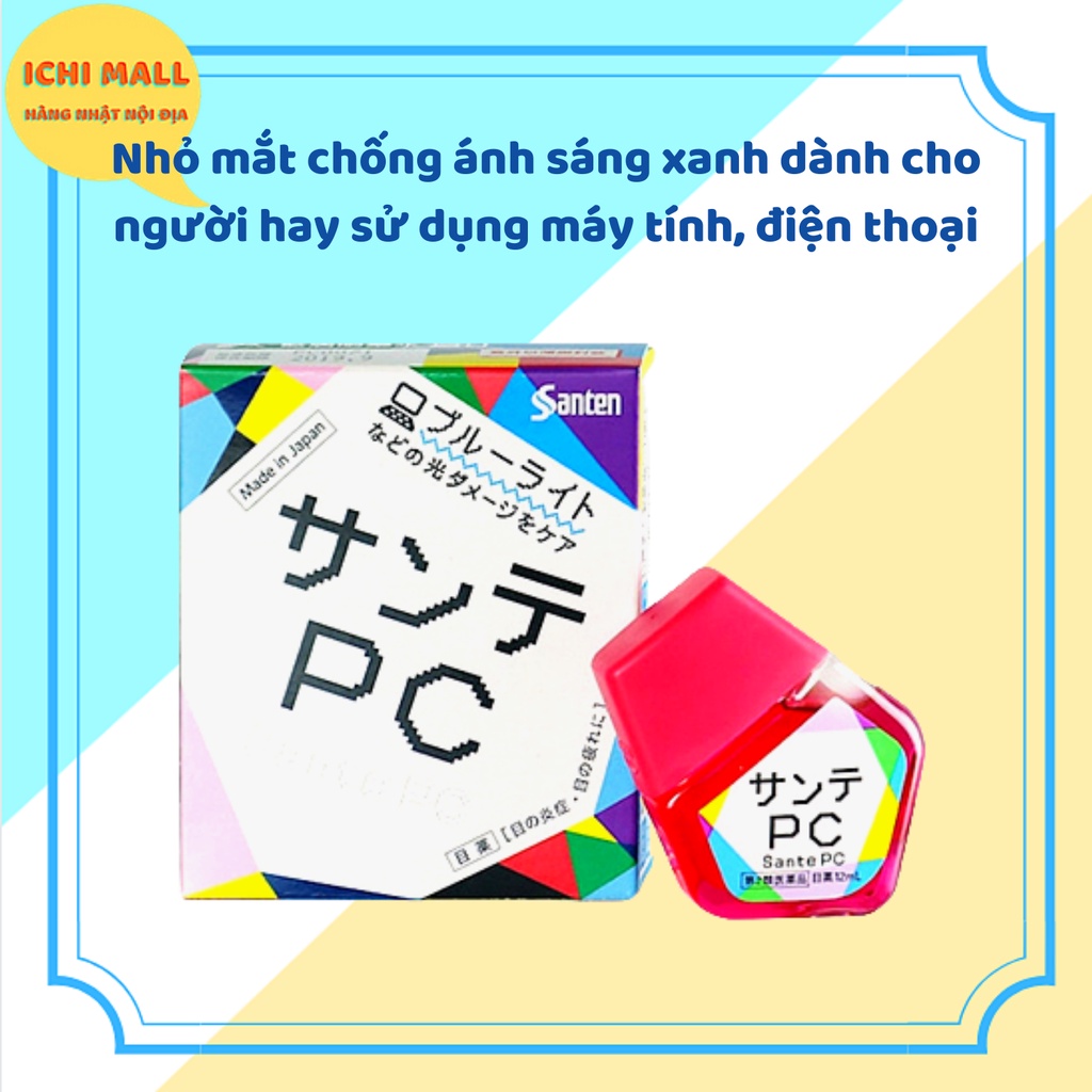Nhỏ mắt chống ánh sáng xanh dành cho người hay sử dụng máy tính, điện thoại nội địa Nhật