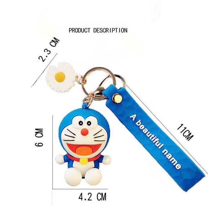Móc Khóa Hình Mèo Máy Doraemon Hoạt Hình Đáng Yêu
