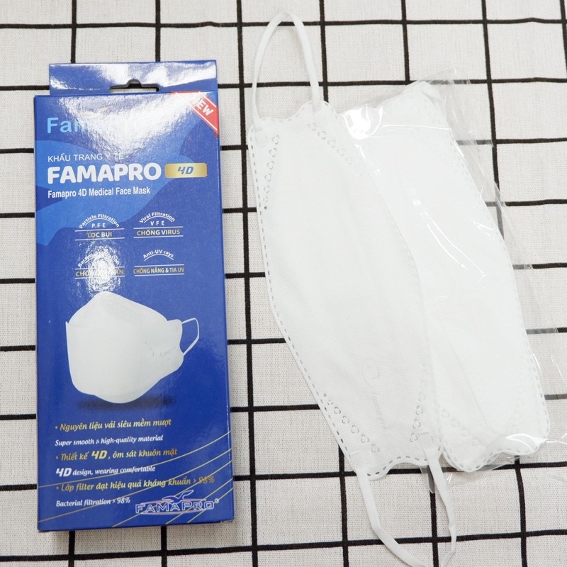Thùng 500cái khẩu trang y tế Nam Anh Famapro 4D hộp