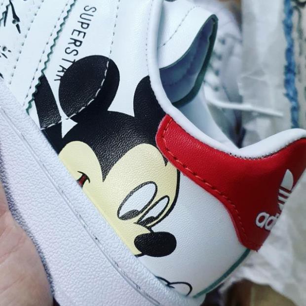 SẴN Giày Adidas Mickey Mouse Superstar BH 2 Năm 2020 New Có Sẵn . * '