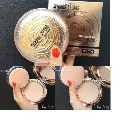 Phấn nén siêu mịn Sivanna Colors kiểm soát dầu với độ che phủ cao-HN082 | BigBuy360 - bigbuy360.vn