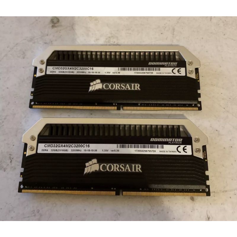 Cặp Ram Cosair Dominator Platinum có RGB và không có RGB, kit 32GB và 16GB