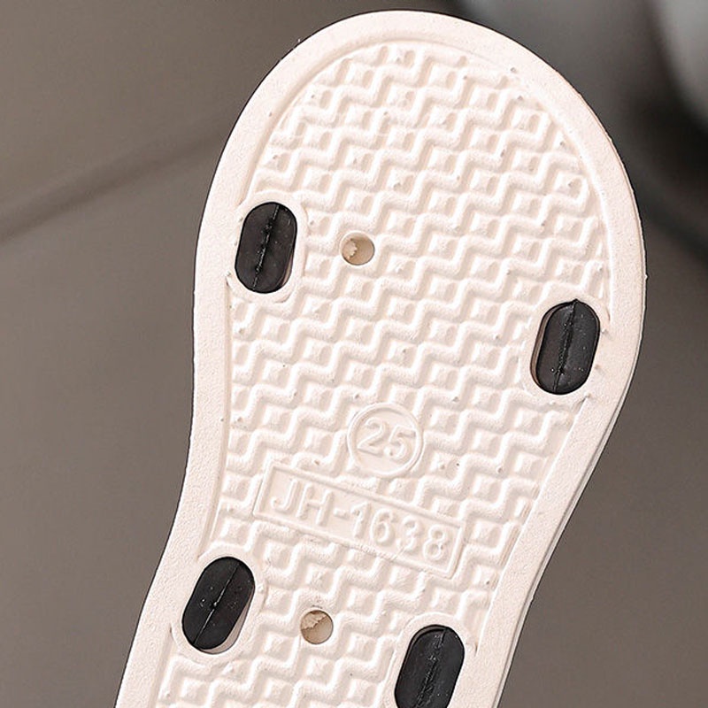 Sandal hở ngón đế bằng chống trượt chống nước họa tiết hoạt hình cho bé